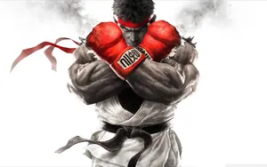 Martial_ Artist_in_ Action Wallpaper