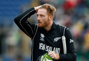 Martin Guptill Pushing Hair Wallpaper