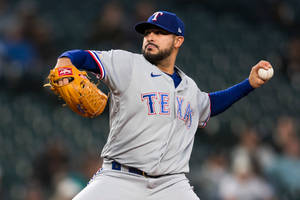 Martin Perez Aiming To Throw Ball Wallpaper