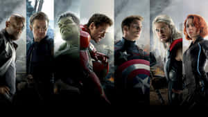 Marvel Collage Featuring Avengers Laptop Wallpaper