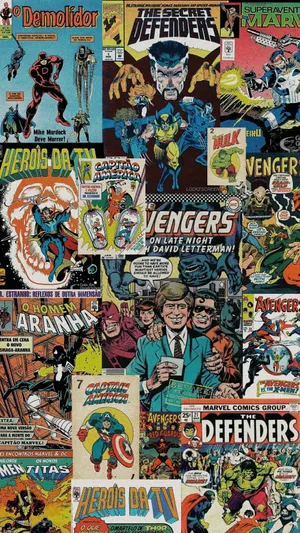 Marvel Comic Book Different Covers Wallpaper