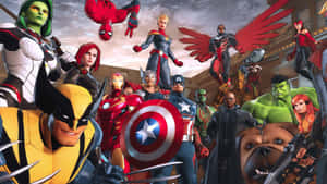 Marvel Heroes Assemble Wallpaper