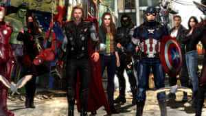 Marvel Heroes Assemble Wallpaper