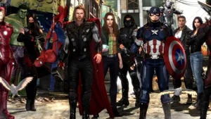 Marvel Heroes Assemble Wallpaper