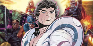 Marvel Heroes Gathering Artwork Wallpaper