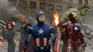 Marvel Heroes Unite Wallpaper