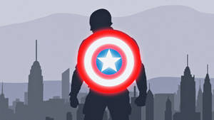 Marvel Laptop Captain America Shield Wallpaper