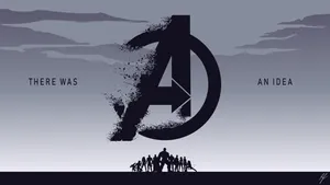 Marvel Minimalist: A Stylish Take On Iconic Characters Wallpaper