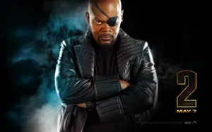 Marvel Nick Fury Samuel L. Jackson Movie Poster Wallpaper