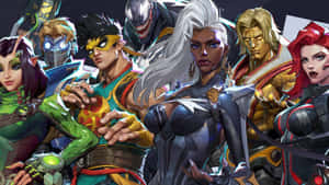 Marvel Rivals Characters Lineup Wallpaper