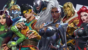 Marvel Rivals Characters Lineup Wallpaper