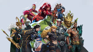 Marvel Rivals Ultimate Character Lineup Wallpaper