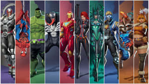 Marvel Rivals Ultimate Hero Lineup Wallpaper