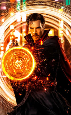 Marvel's Doctor Strange On An Iphone Wallpaper