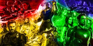 Marvel's Secret Wars Epic Battle Scene Wallpaper