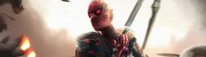 Marvel's Spiderman With Infinity Gauntlet 5120 X 1440 Wallpaper