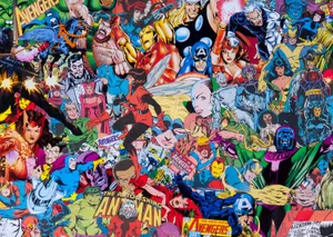 Marvel Superhero Collage Wallpaper