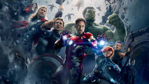 Marvel Superheroes Unite Wallpaper