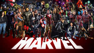 Marvel Universe Characters Assemble Wallpaper