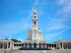 Marvelous Fatima Sanctuary In Portugal Wallpaper