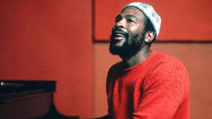 Marvin Gaye In Orange Wallpaper