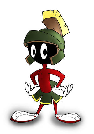 Marvin The Martian Simple Art Wallpaper