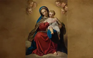 Mary And Jesus Watched Wallpaper