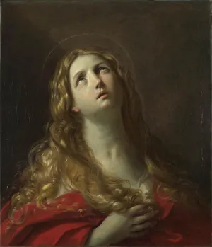 Mary Magdalene In A Serene And Contemplative Setting Wallpaper