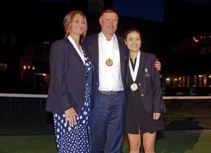 Mary Pierce, Yevgeny Kafelnikov And Li Na Hall Of Fame Wallpaper