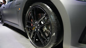 Maserati Back Wheel Shot Wallpaper