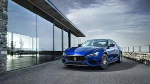 Maserati Ghibli: Elegant Italian Artistry On The Street Wallpaper