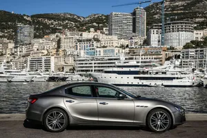 Maserati Ghibli In An Urban Setting Wallpaper