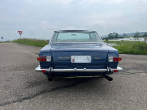 Maserati Mexico Rear View On Road Wallpaper