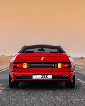 Maserati Shamal Rear View Dusk Wallpaper
