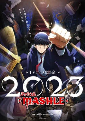 Mashle Magic And Muscles Anime Poster2023 Wallpaper