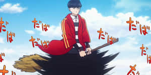 Mashle Magicless Flight Wallpaper