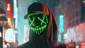 Mask Boy Hoodie Cap Wallpaper