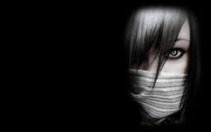 Masked White Lady Wallpaper