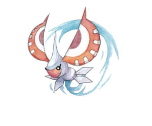 Masquerain Blue Splash Wallpaper