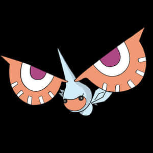 Masquerain Flying Minimalist Art Wallpaper