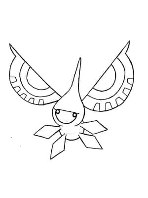 Masquerain Minimalist Drawing Wallpaper