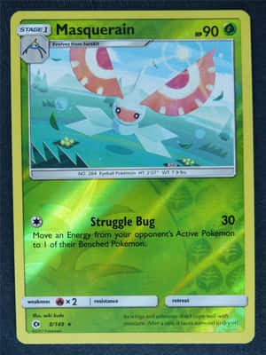 Masquerain Pokemon Card Wallpaper