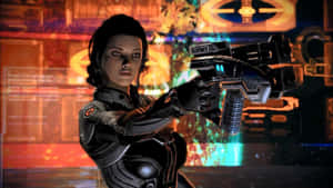 Mass Effect Cerberus Characters In Action Wallpaper