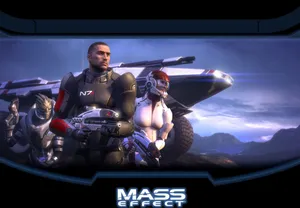 Mass Effect Characters Assembling For Battle Wallpaper