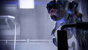 Mass Effect Grunt Ready For Battle Wallpaper