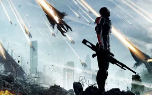 Mass Effect Legendary Edition: Iconic Characters In Stunning Detail Wallpaper