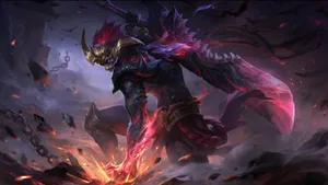 Master Archer Hanzo In Action Wallpaper