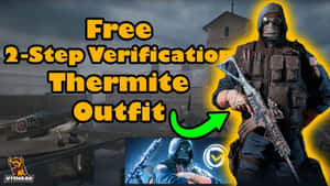 Master Breacher In Action: Rainbow Six Siege Thermite Wallpaper