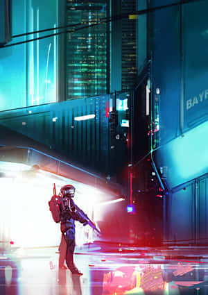 Master Chief And The Unsc Forces In Action Wallpaper