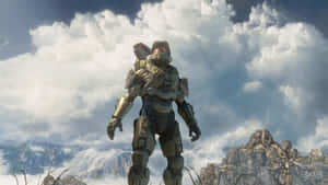 Master Chief Of The Halo Franchise Wallpaper